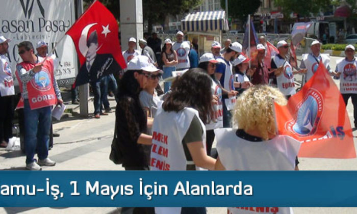 Birleşik Kamu-İş, 1 Mayıs İçin Alanlarda