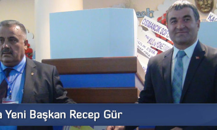 ÇESOB’ta Yeni Başkan Recep Gür