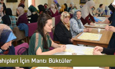 İhtiyaç Sahipleri İçin Mantı Büktüler