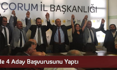 İYİ Parti’de 4 Aday Başvurusunu Yaptı