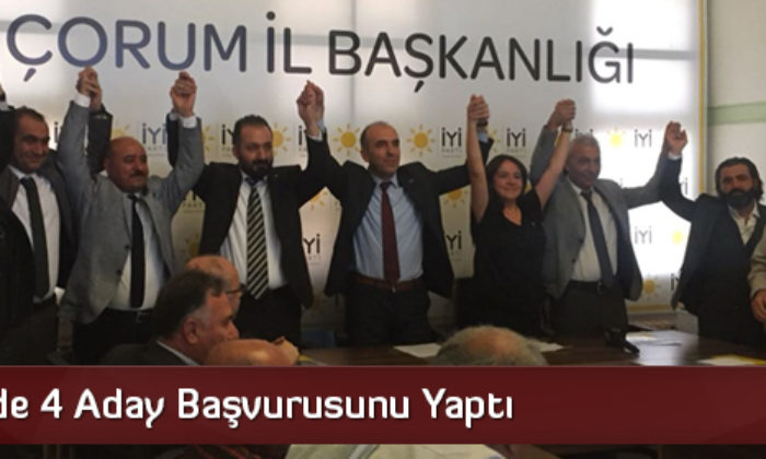 İYİ Parti’de 4 Aday Başvurusunu Yaptı