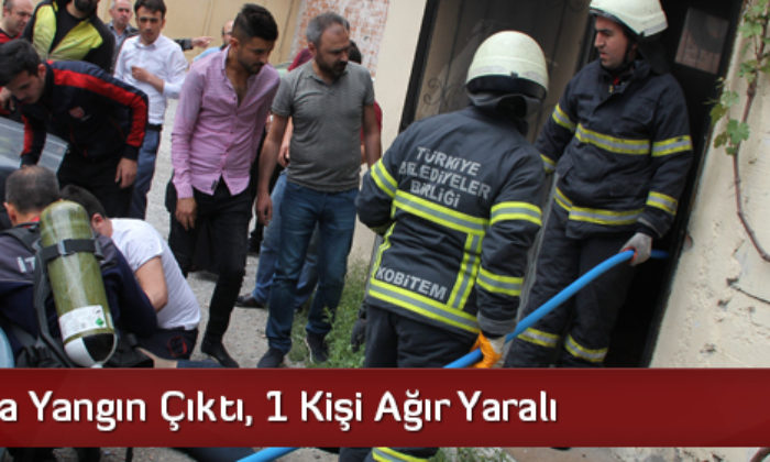 Otoparkta Yangın Çıktı, 1 Kişi Ağır Yaralı