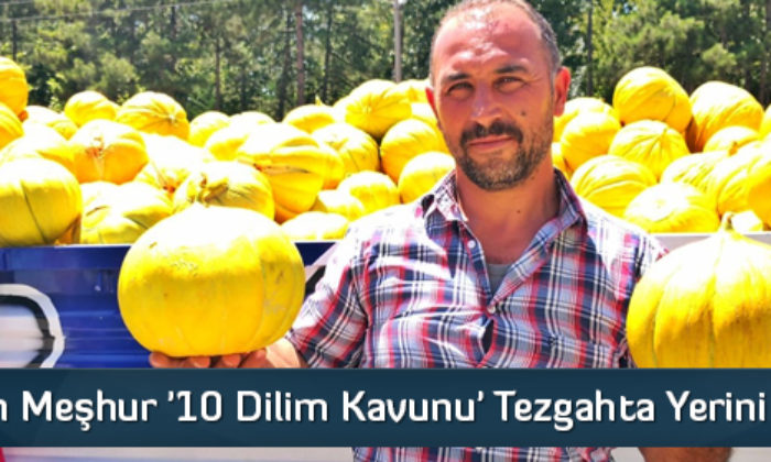 Çorum’un Meşhur ’10 Dilim Kavunu’ Tezgahta Yerini Aldı