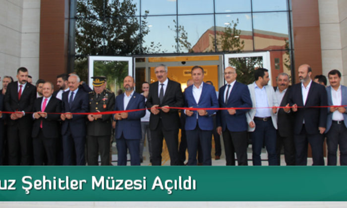 15 Temmuz Şehitler Müzesi Açıldı
