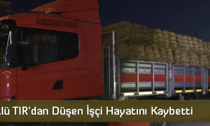 Balya Yüklü TIR’dan Düşen İşçi Hayatını Kaybetti