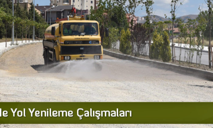 Binevler’de Yol Yenileme Çalışmaları