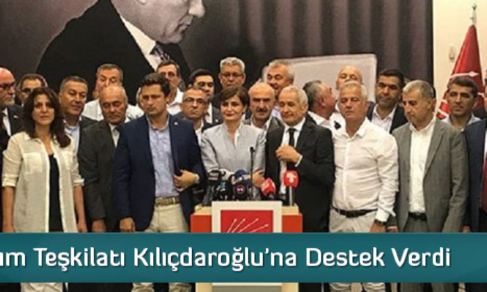 CHP Çorum Teşkilatı Kılıçdaroğlu’na Destek Verdi