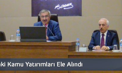 Çorum’daki Kamu Yatırımları Ele Alındı