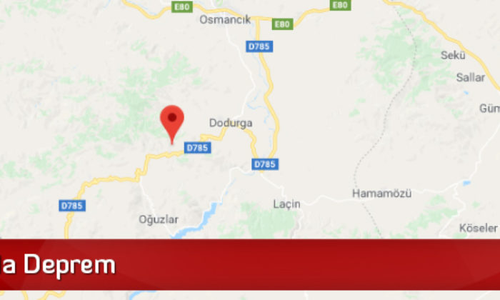 Dodurga’da Deprem