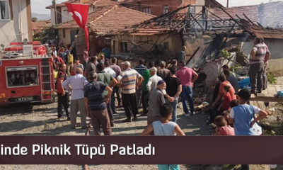 Düğün Evinde Piknik Tüpü Patladı