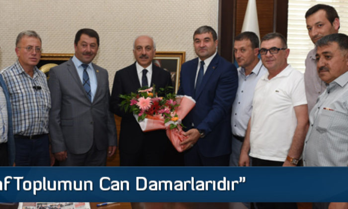 Başkan Gül, “Esnaflar Toplumun Can Camarlarıdır”