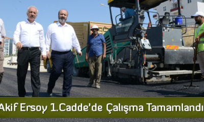 Mehmet Akif Ersoy 1.Cadde’de Çalışma Tamamlandı