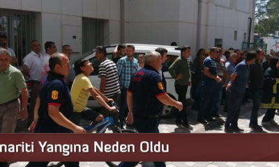 Sigara İzmariti Yangına Neden Oldu