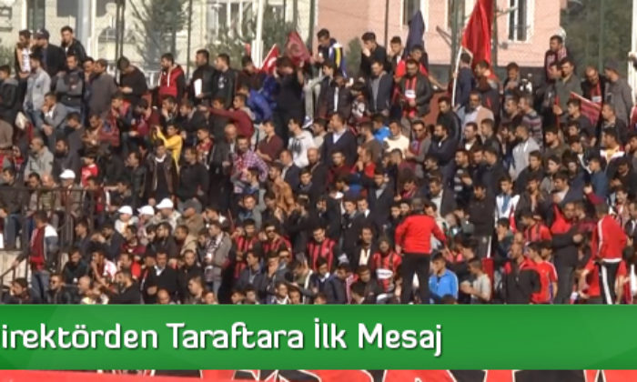 Teknik Direktörden Taraftara İlk Mesaj