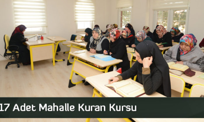 Çorum’a 17 Adet Mahalle Kuran Kursu