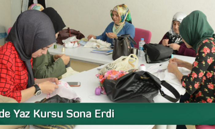 KKSM’lerde Yaz Kursu Sona Erdi