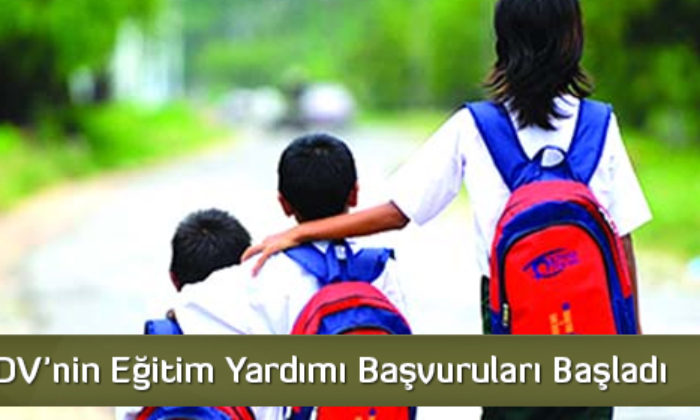 SYDV’nin Eğitim Yardımı Başvuruları Başladı