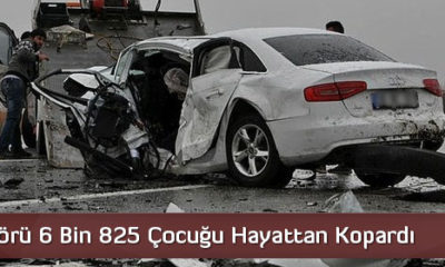 Trafik Terörü 6 Bin 825 Çocuğu Hayattan Kopardı