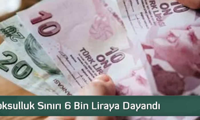 Yoksulluk Sınırı 6 Bin Liraya Dayandı
