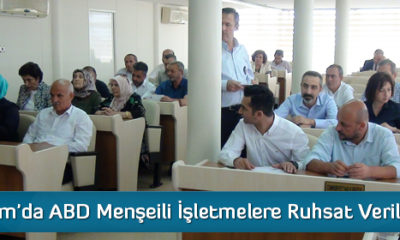 Çorum’da ABD Menşeili İşletmelere Ruhsat Verilmeyecek