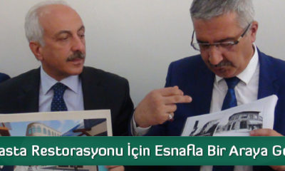 Arasta Restorasyonu İçin Esnafla Bir Araya Geldiler
