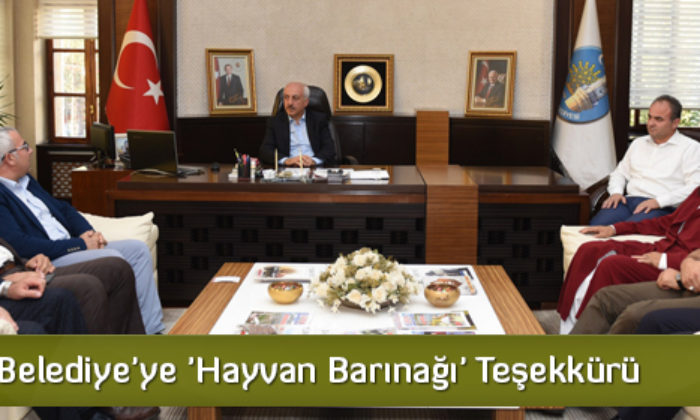 Belediye’ye ‘Hayvan Barınağı’ Teşekkürü