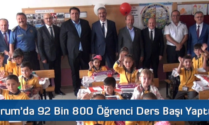 Okullarda İlk Ders Zili Çaldı