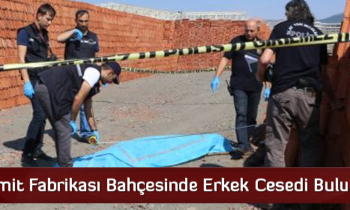 Kiremit Fabrikası Bahçesinde Erkek Cesedi Bulundu