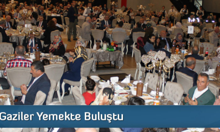 Gaziler Yemekte Buluştu