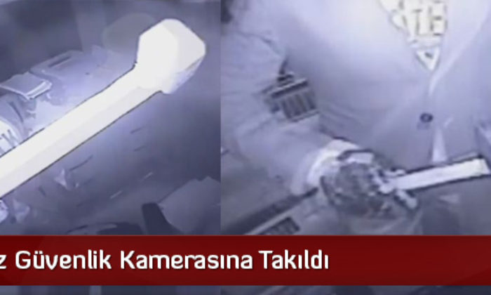 Hırsız Güvenlik Kamerasına Takıldı