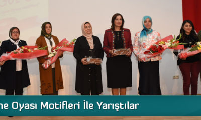 İğne Oyası Motifleri İle Yarıştılar