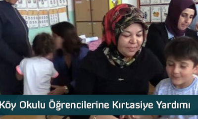 Köy Okulu Öğrencilerine Kırtasiye Yardımı