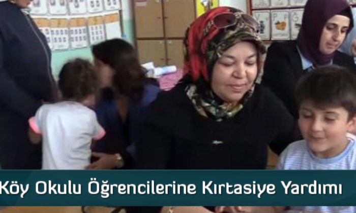 Köy Okulu Öğrencilerine Kırtasiye Yardımı
