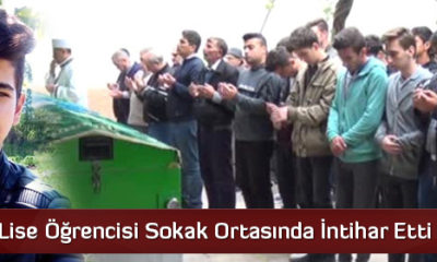 Lise Öğrencisi Sokak Ortasında İntihar Etti