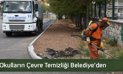Okulların Çevre Temizliği Belediye’den