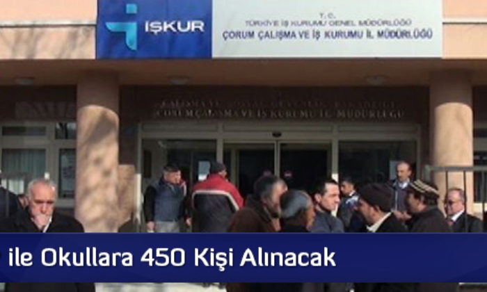 TYP ile Okullara 450 Kişi Alınacak
