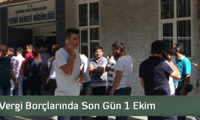 Vergi Borçlarında Son Gün 1 Ekim