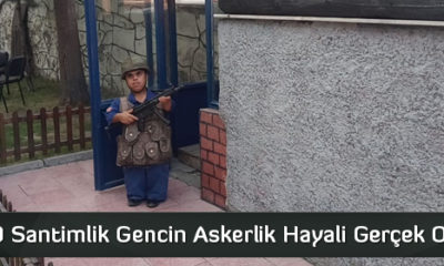 110 Santimlik Gencin Askerlik Hayali Gerçek Oldu