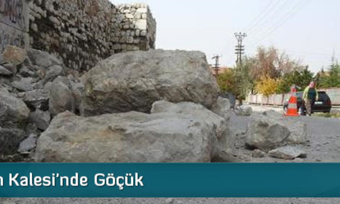 Çorum Kalesi’nde Göçük