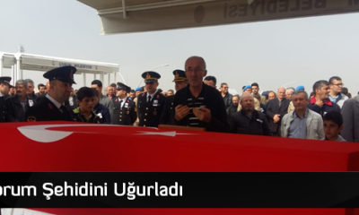 Çorum Şehidini Uğurladı