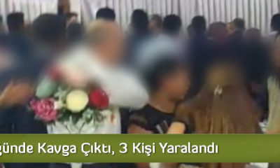 Düğünde Kavga Çıktı, 3 Kişi Yaralandı