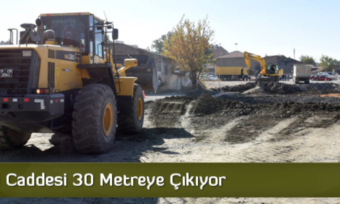 Farabi Caddesi 30 Metreye Çıkıyor