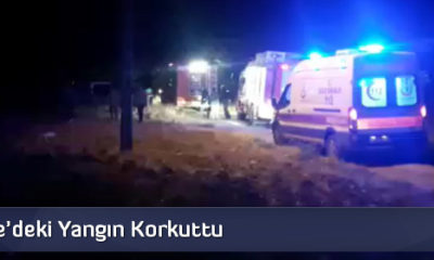 Kale’deki Yangın Korkuttu