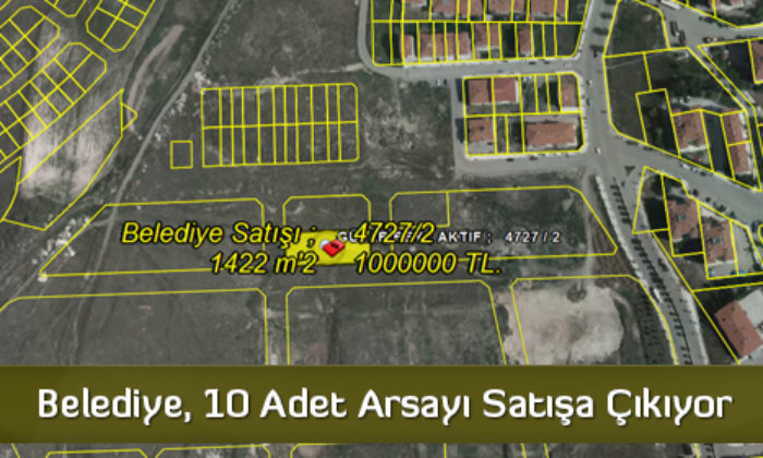 Belediye, 10 Adet Arsayı Satışa Çıkıyor
