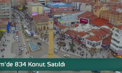 Ekim’de 834 Konut Satıldı