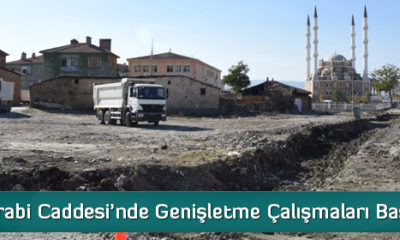 Farabi Caddesi’nde Genişletme Çalışmaları Başladı