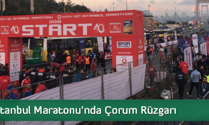 İstanbul Maratonu’nda Çorum rüzgarı