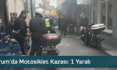 Çorum’da Motosiklet Kazası: 1 Yaralı