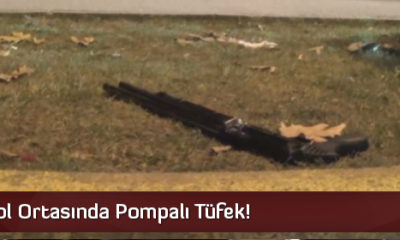 Yol Ortasında Pompalı Tüfek!