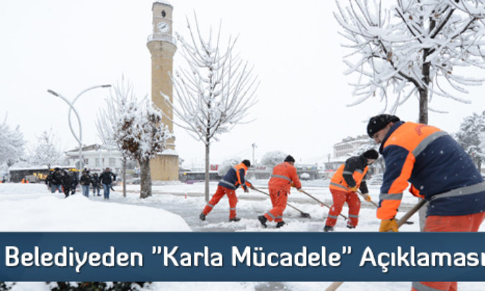 Belediyeden “Karla Mücadele” Açıklaması